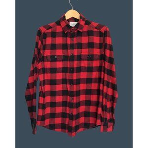 GOODIELLOW- MEN CHECKED 100% COTTON FLANNEL SHIRT SIZE MEDIUM